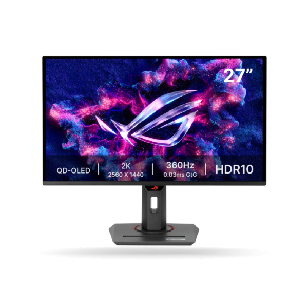 Monitor Gamer ASUS ROG Strix OLED XG27ACDNG, 27" 2K QD-OLED, 360Hz, 0.03ms, HDMI - DP - USB-C(DP)
