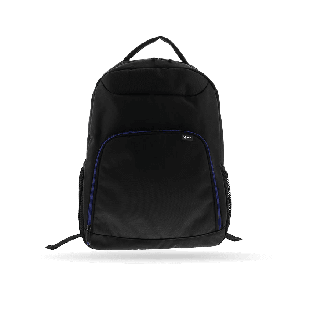 Mochila XTech 15.6" Black, Poliester con detalles en azul (XTB211BK)