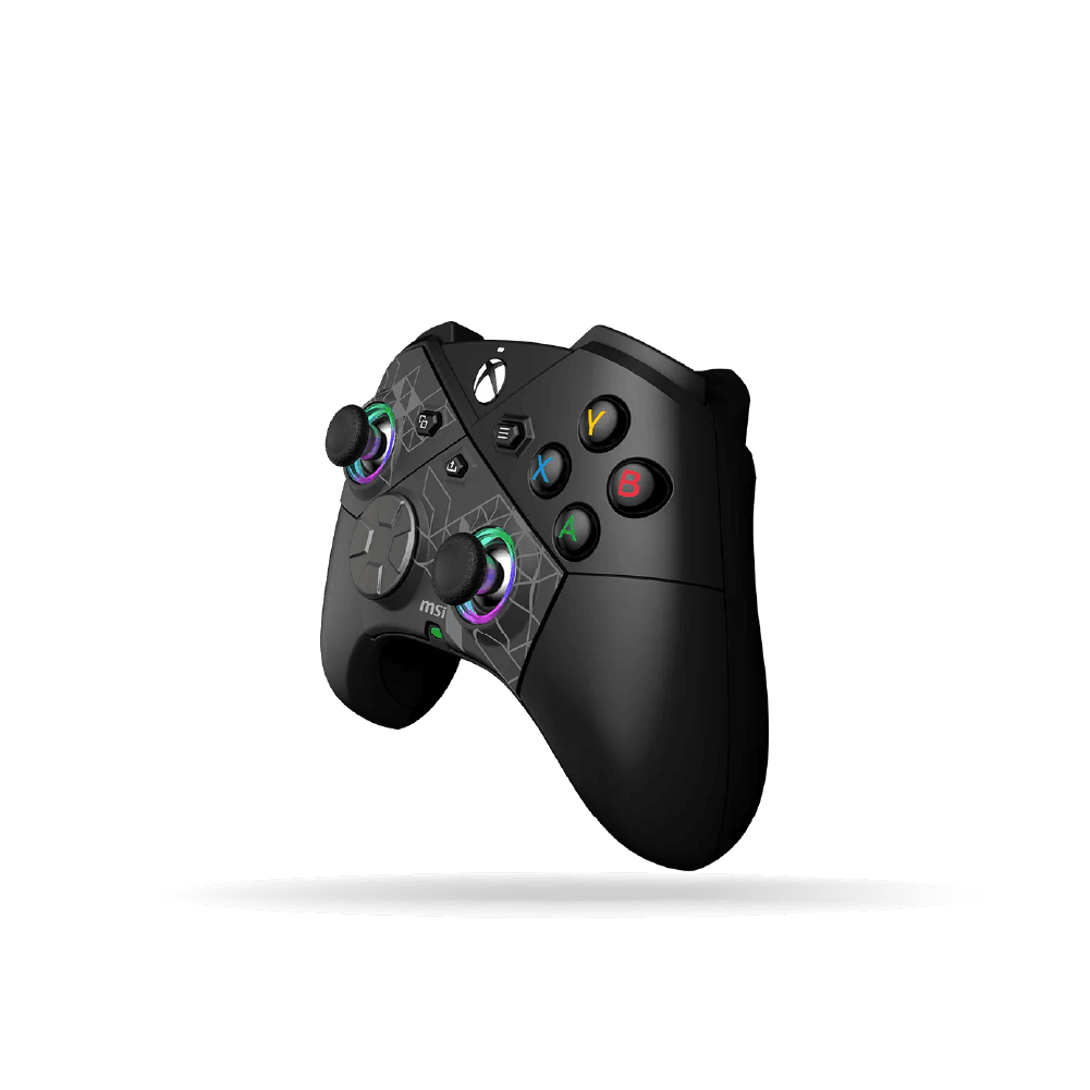 Gamepad MSI FORCE PRO WIRELESS, 2.4GHz - Bluetooth - USB-C, X-BOX, Windows, Android, Black.