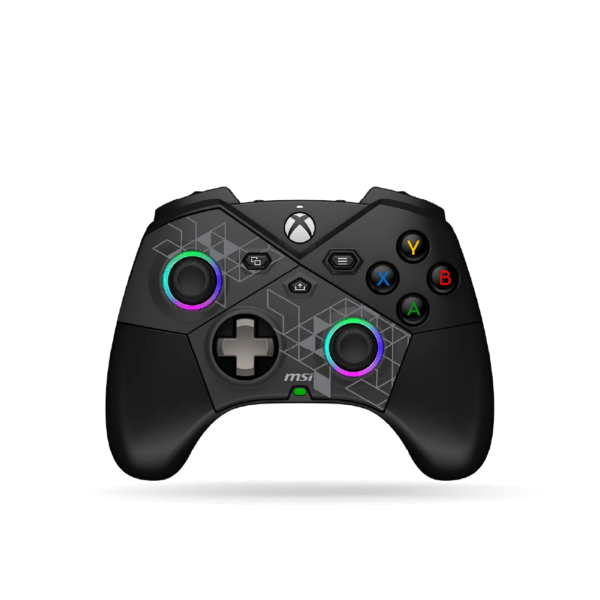 Gamepad MSI FORCE PRO WIRELESS, 2.4GHz - Bluetooth - USB-C, X-BOX, Windows, Android, Black.