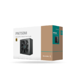 Fuente de Poder DeepCool PN750M 750W ATX 3.1, 80 Plus Gold, Cybernetics Gold | R-PN750M-FC0B-US