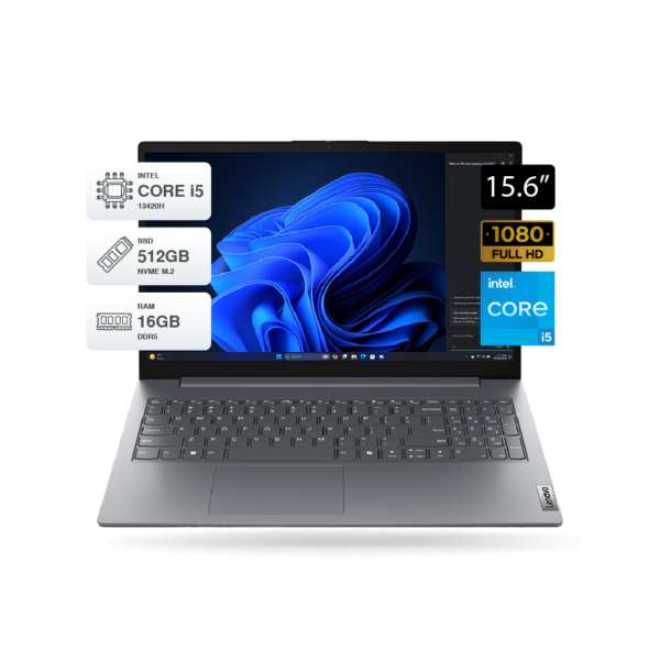 Laptop Lenovo V15 G5 IRL 15.6 FHD Core i5-13420H 16GB DDR5 512GB FreeDOS 17 Laptop Lenovo V15 G5 IRL, 15.6"FHD, Core i5-13420H, 16GB DDR5, 512GB, FreeDOS, 83GW005JLD.