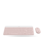 Kit Logitech 2 en 1 Teclado y Mouse Slim MK470 INALAMBRICO, Rosa | 920-011312