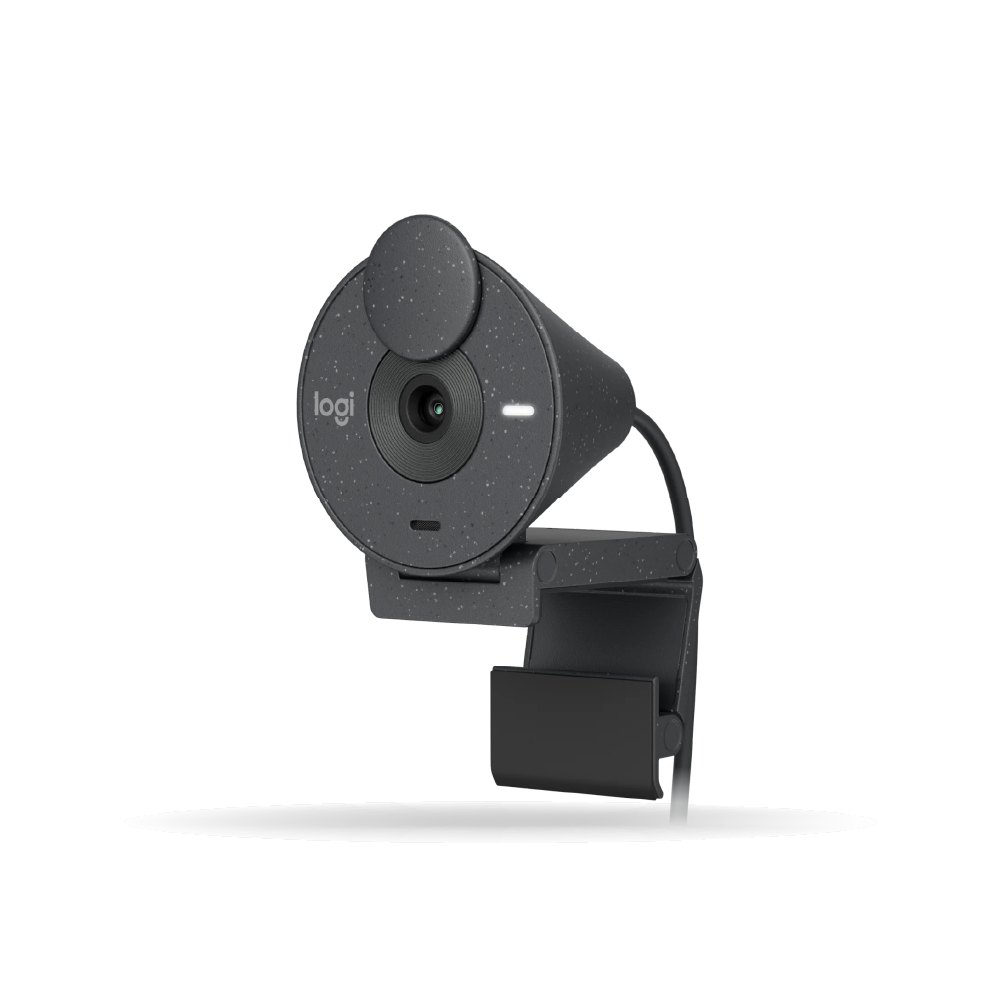 Camara WEB Logitech Brio B2B 305 FHD 2Mp, Con Microfono, USB-C, Negro | 960-001519