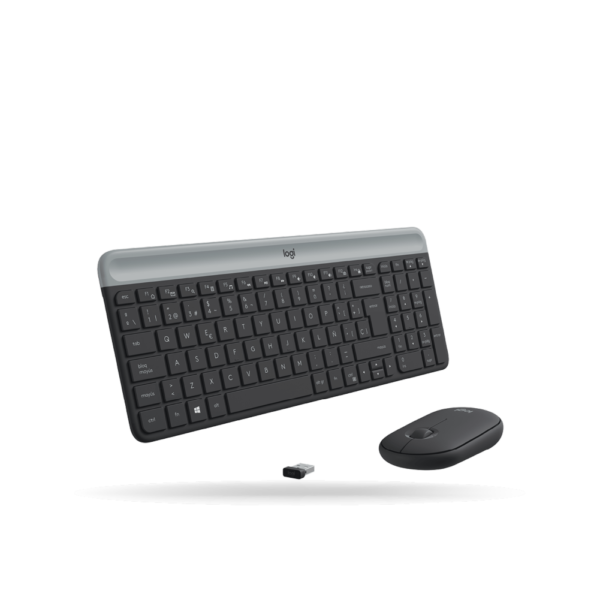 Kit Logitech 2 en 1 Teclado y Mouse Slim MK470 INALAMBRICO, Negro | 920-009266