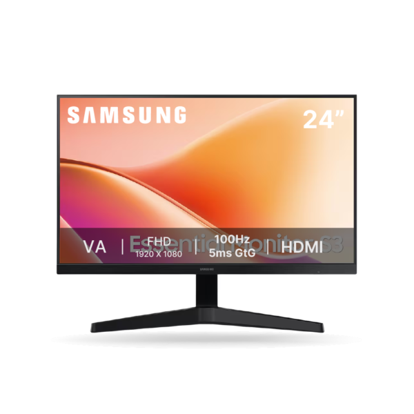 Monitor Samsung Essential S3 24 Panel IPS FHD, 100Hz, 5ms, Color Negro HDMI, VGA