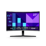Monitor Samsung Essential S3 LS27D390GANXZA, 27" FHD Curvo 1800R, 100Hz - 4ms GTG, HDMI - VGA, Black