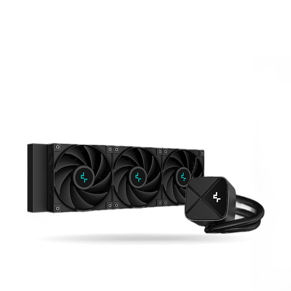 Sistema de Enfriamiento Liquido DEEPCOOL LS720S ZERO DARK, TDP 300W, FAN 3x120mm Black