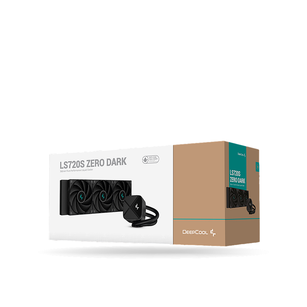 Sistema de Enfriamiento Liquido DEEPCOOL LS720S ZERO DARK, TDP 300W, FAN 3x120mm Black