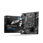 Placa MSI PRO B760M-E LGA 1700 Intel, DDR4, MBMSB760M-ED4