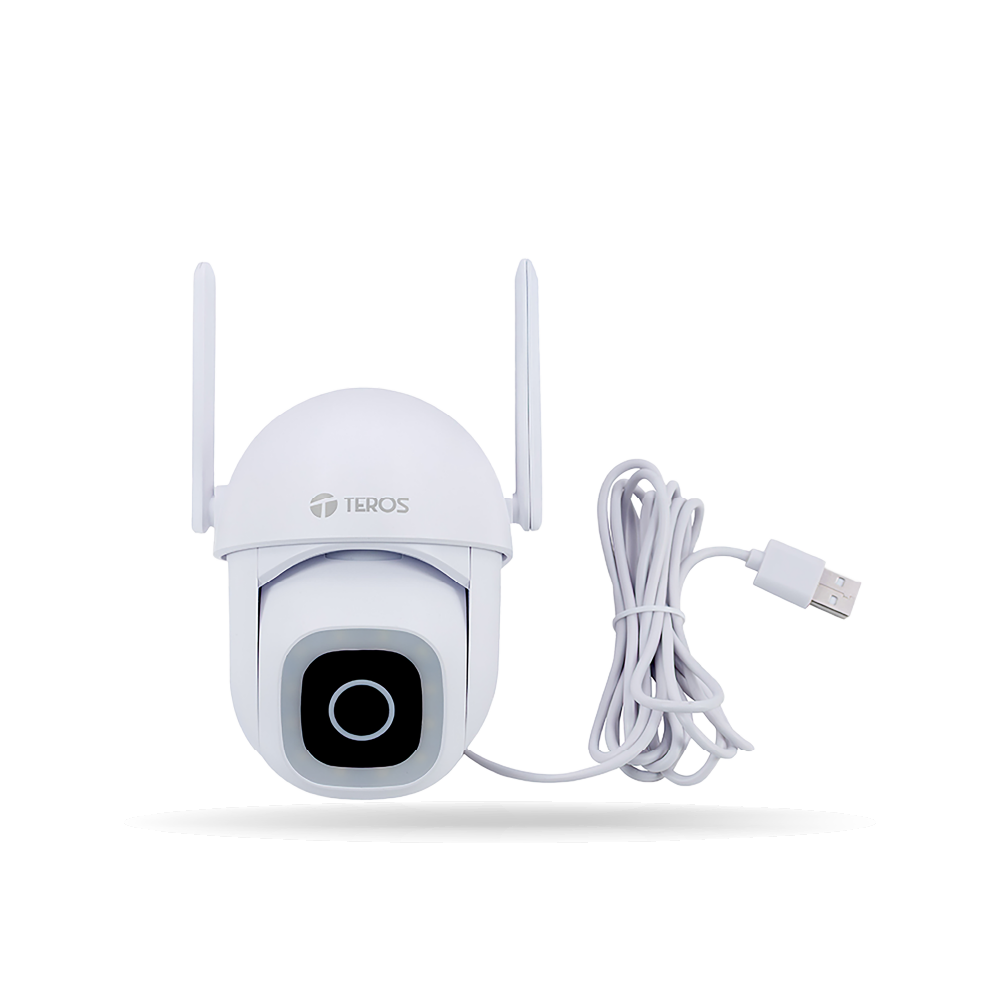 Camara inteligente TEROS TE-90605W, resolución 3 MP, Wi-Fi, blanco | TE-90605W