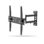 Rack Koreano fijo inclinable para TV 32" a 60" hasta 35kg, Acero Inoxidable, Negro | DK50