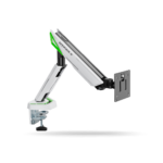 Rack Koreano Fijo Pivotable para monitor 17" a 45" hasta 16kg (hasta 13kg pantalla curva), Acero Inoxidable, Negro | GMK93-12L