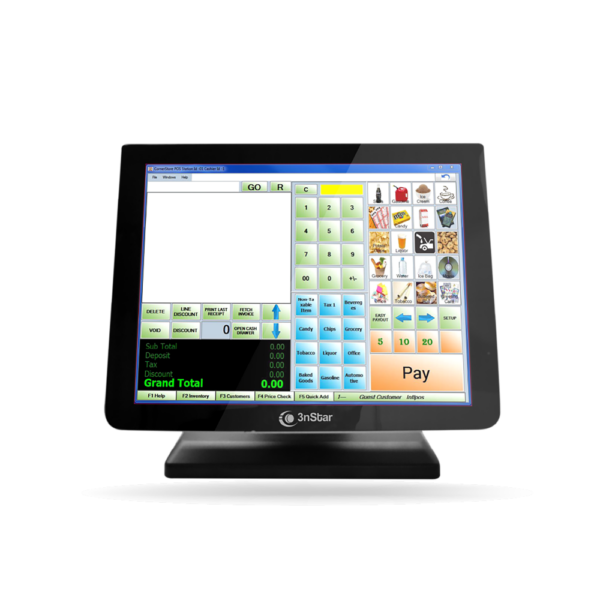 Monitor Touch 3Nstar TCM010VH 15 HD LED Sin Bisel HDMI VGA