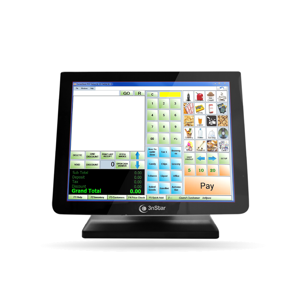 Monitor Touch 3Nstar TCM010VH 15 HD LED Sin Bisel HDMI VGA