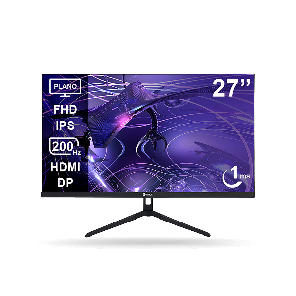 Monitor Gaming Teros TE 2786G 27 FHD 200Hz 1ms HDMI DP. TE-2786G