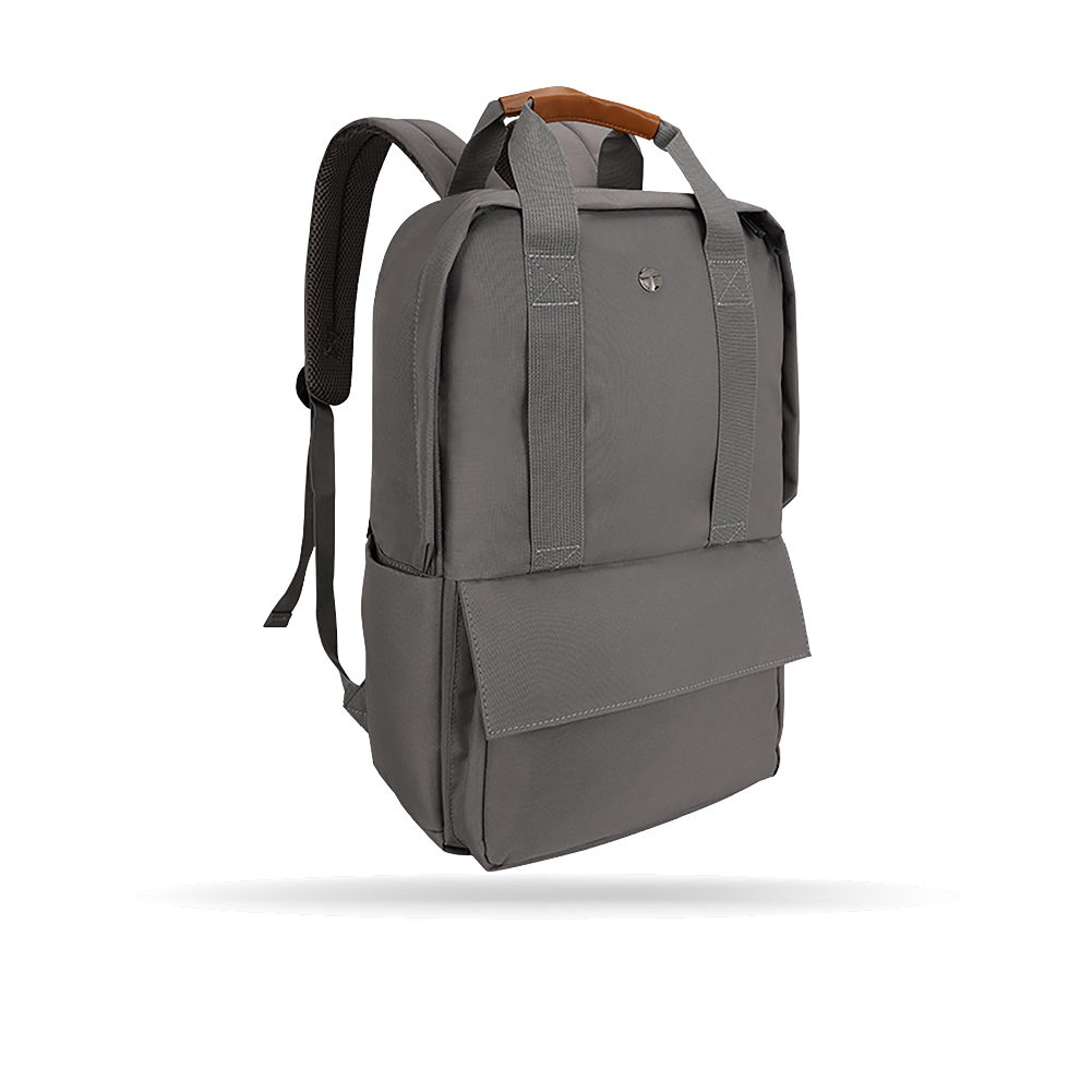 Mochila Teros TE 9033AG 15.6 poliester Gris